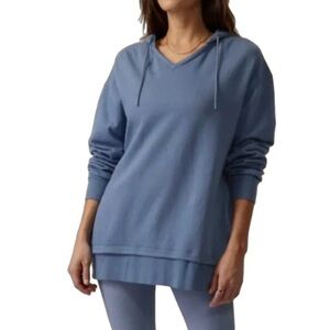 Athleta Sundown Alliance Hooded Loungewear Everyday Sweatshirt, Blue size Large